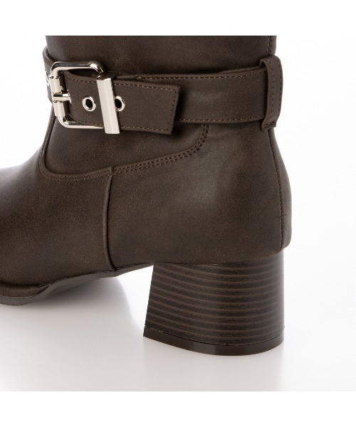 セール】【S-LLサイズ展開・ふかふか】ミドルエンジニアブーツ IZ5879