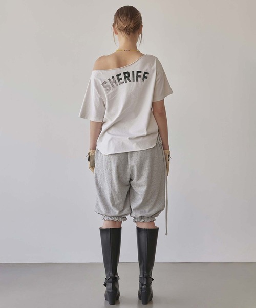 sculptor スカルプター シャツ 半袖 M セール】Sheriff Cut Out Tee（Tシャツ/カットソー）｜SCULPTOR