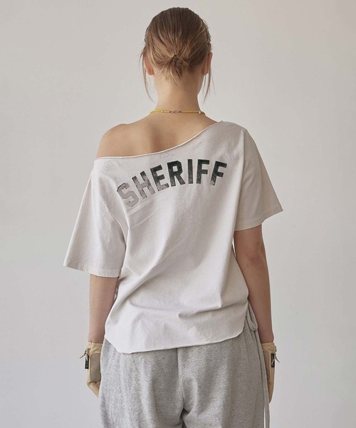 セール】Sheriff Cut Out Tee（Tシャツ/カットソー）｜SCULPTOR