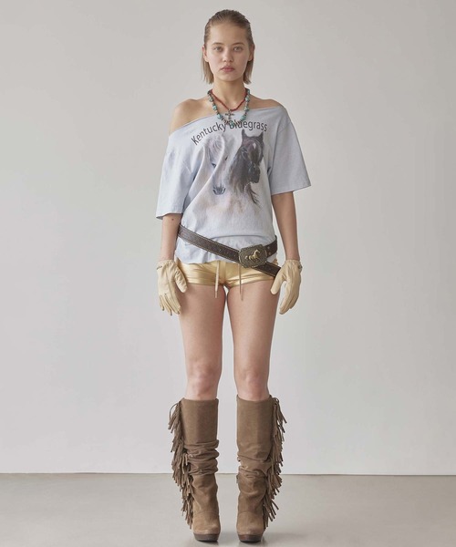 トップス sculptor Sheriff Cut Out Tee Sheriff Cut Out Tee Yellow – SCULPTOR JAPAN