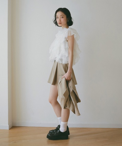 EIMY ISTOIRE（エイミーイストワール）の「タックハーフパンツ