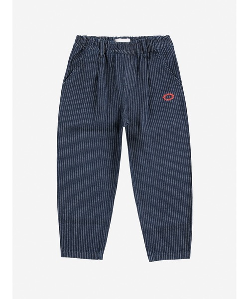 BOBO CHOSES(ボボショーズ)の「Tic Tac Toe denim pants(デニムパンツ・キッズ・ネイビー・2-3YEAR/4-5YEAR/6-7YEAR)」の1枚目の写真