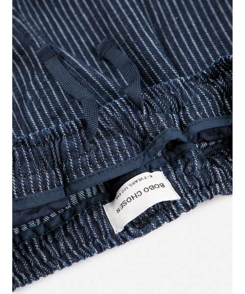 BOBO CHOSES(ボボショーズ)の「Tic Tac Toe denim pants(デニムパンツ・キッズ・ネイビー・2-3YEAR/4-5YEAR/6-7YEAR)」の4枚目の写真