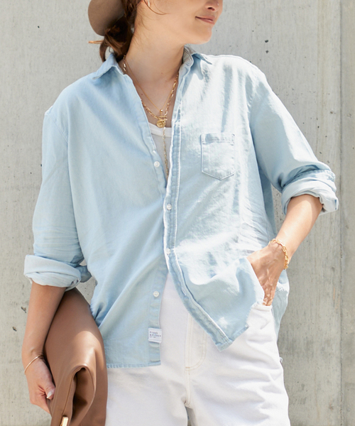 FRANK&EILEEN/フランクアンドアイリーン】STONEWASHED SHIRT
