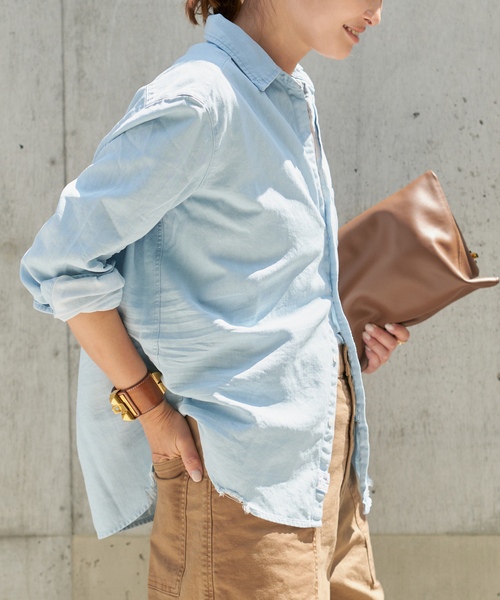 FRANK&EILEEN/フランクアンドアイリーン】STONEWASHED SHIRT