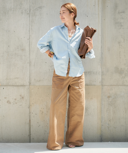 FRANK&EILEEN/フランクアンドアイリーン】STONEWASHED SHIRT（シャツ