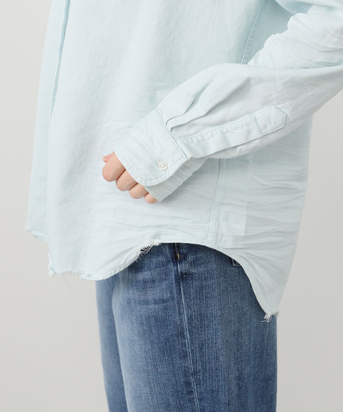 Frank&Eileen（フランクアンドアイリーン）の「【FRANK&EILEEN/フランクアンドアイリーン】STONEWASHED SHIRT（シャツ/ブラウス・レディース・スカイブルー・FREE）」の17枚目の写真