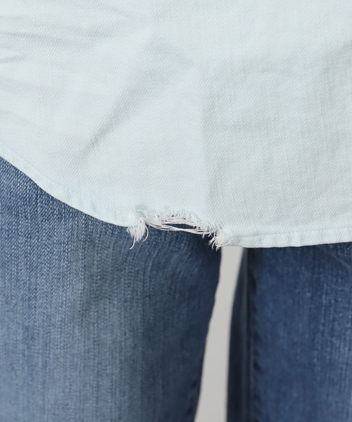 Frank&Eileen（フランクアンドアイリーン）の「【FRANK&EILEEN/フランクアンドアイリーン】STONEWASHED SHIRT（シャツ/ブラウス・レディース・スカイブルー・FREE）」の20枚目の写真