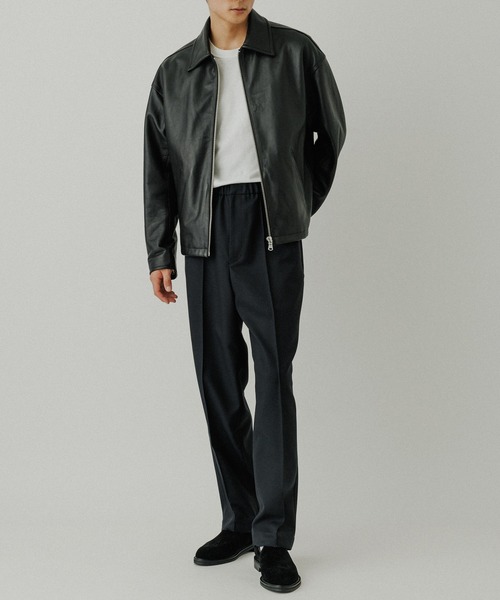 ADAM ET ROPE' ジャケット　新品 レザー ジップアップ ジャケット（ブルゾン）｜ADAM ET ROPE