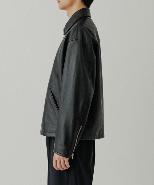 ADAM ET ROPE' ジャケット　新品 レザー ジップアップ ジャケット（ブルゾン）｜ADAM ET ROPE