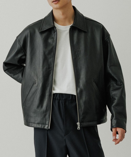 ラムレザー ジップアップ ブルゾン（ブルゾン）｜ADAM ET ROPE
