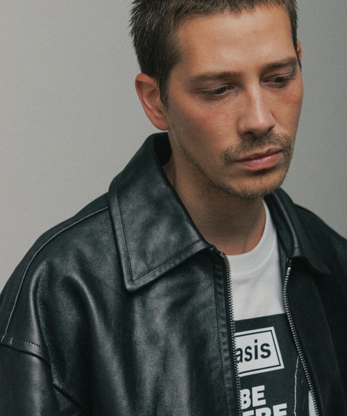 ラムレザー ジップアップ ブルゾン（ブルゾン）｜ADAM ET ROPE