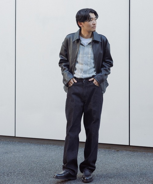 ラムレザー ジップアップ ブルゾン（ブルゾン）｜ADAM ET ROPE