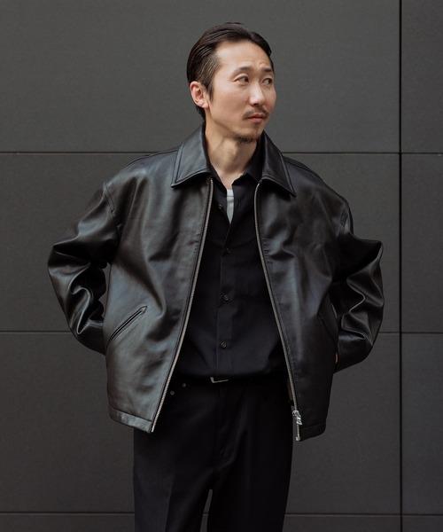 ラムレザー ジップアップ ブルゾン（ブルゾン）｜ADAM ET ROPE