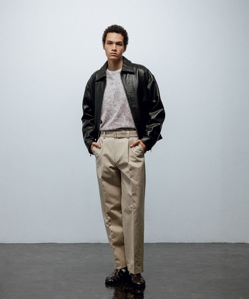 ラムレザー ジップアップ ブルゾン（ブルゾン）｜ADAM ET ROPE