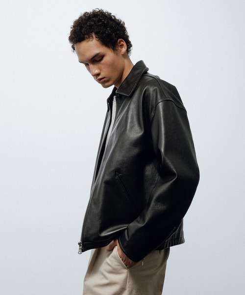 ラムレザー ジップアップ ブルゾン（ブルゾン）｜ADAM ET ROPE