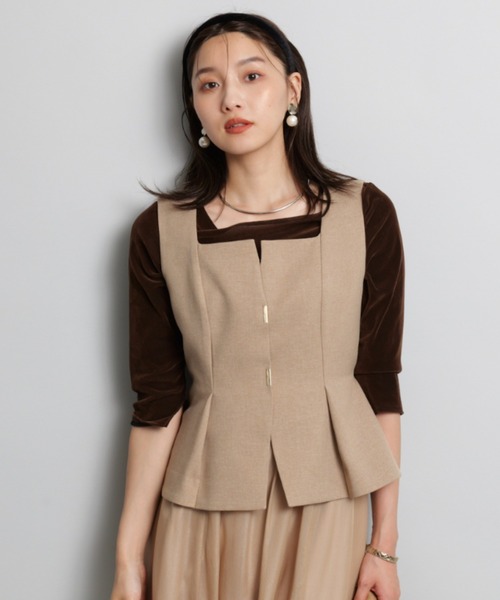 シアーベロアトップス（Tシャツ/カットソー）｜JUSGLITTY（ジャス