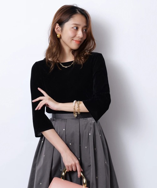 シアーベロアトップス（Tシャツ/カットソー）｜JUSGLITTY（ジャス