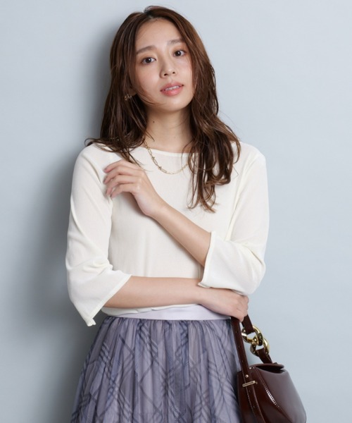 シアーベロアトップス(Tシャツ/カットソー)|JUSGLITTY(ジャス シアーベロアトップス(Tシャツ/カットソー)|JUSGLITTY(ジャス