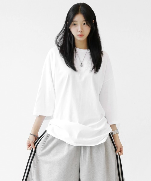 minsobi(ミンソビ)の「アートアタックペインティングT(Tシャツ/カットソー・メンズ・ホワイト/ブラック・FREE)」の15枚目の写真