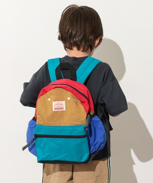 Ocean&Ground（オーシャン&グラウンド）の「DAYPACK MULTI（バックパック/リュック・キッズ・ライトピンク/ライトブルー/ライトパープル/ベージュ/エメラルド/ライトグレー/ブルー・X-SMALL/MEDIUM/SMALL）」の3枚目の写真