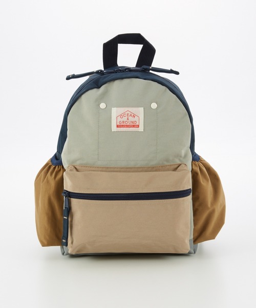 Ocean&Ground（オーシャン&グラウンド）の「DAYPACK MULTI（バックパック/リュック・キッズ・ライトピンク/ライトブルー/ライトパープル/ベージュ/エメラルド/ライトグレー/ブルー・X-SMALL/MEDIUM/SMALL）」の2枚目の写真