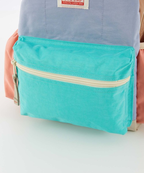 Ocean&Ground（オーシャン&グラウンド）の「DAYPACK MULTI（バックパック/リュック・キッズ・ライトピンク/ライトブルー/ライトパープル/ベージュ/エメラルド/ライトグレー/ブルー・X-SMALL/MEDIUM/SMALL）」の11枚目の写真