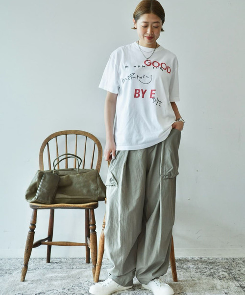 JOURNAL STANDARD LUXE（ジャーナルスタンダード　ラックス）の「GOOD Print T（Tシャツ/カットソー・レディース・ホワイト・SMALL/MEDIUM）」の2枚目の写真