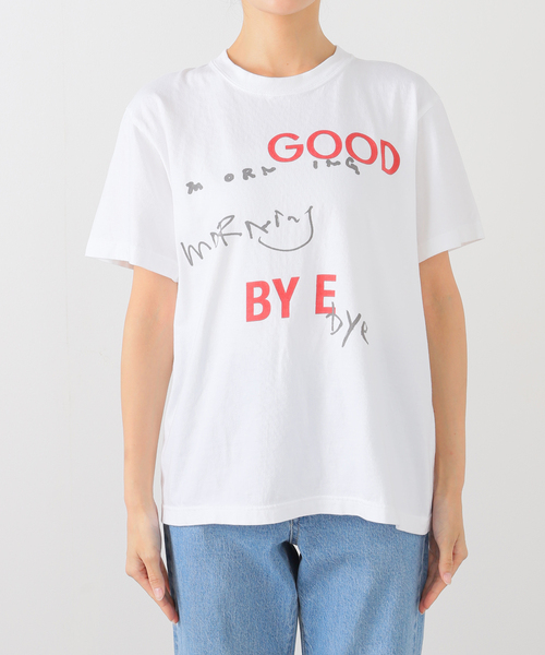 JOURNAL STANDARD LUXE（ジャーナルスタンダード　ラックス）の「GOOD Print T（Tシャツ/カットソー・レディース・ホワイト・SMALL/MEDIUM）」の6枚目の写真