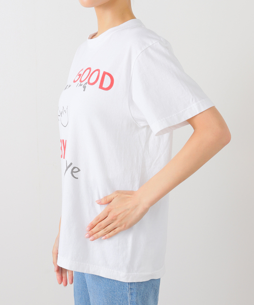 JOURNAL STANDARD LUXE（ジャーナルスタンダード　ラックス）の「GOOD Print T（Tシャツ/カットソー・レディース・ホワイト・SMALL/MEDIUM）」の10枚目の写真