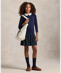 POLO RALPH LAUREN CHILDRENSWEAR（ポロ ラルフ ローレン チルドレンズウェア）の「チェックスカート ポンチ ドレス（ワンピース・キッズ）」