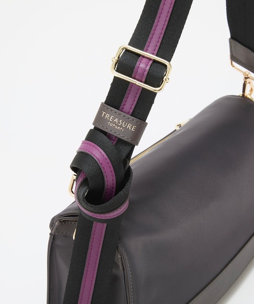 セール】【TREASURE TOPKAPI】ナイロン ストライプベルト フラップ