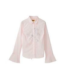 HYSTERIC GLAMOUR | HYSTERIC SPIDER レースアップフリルカフスブラウス(シャツ/ブラウス)