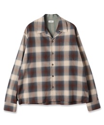 Jieda | CHECK OPEN COLLAR SHIRT(シャツ/ブラウス)
