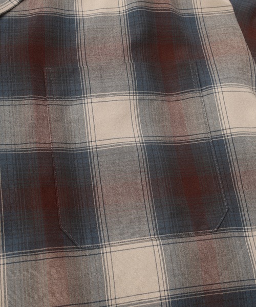 Jieda（ジエダ）の「CHECK OPEN COLLAR SHIRT（シャツ/ブラウス・メンズ・ブラウン/ブラック・1/2）」の16枚目の写真