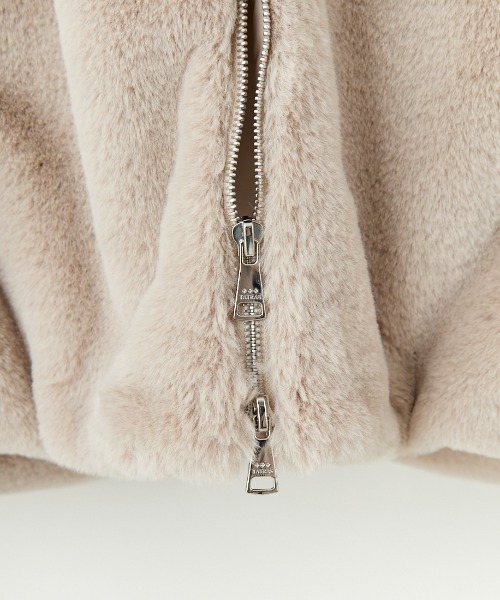 TATRAS（タトラス）の「【WEB限定】[TATRAS/タトラス] MASCALI エコファー フーデッドブルゾン（ブルゾン・レディース・ライトグレー/ブラック・3/2）」の16枚目の写真