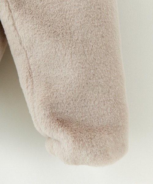 TATRAS（タトラス）の「【WEB限定】[TATRAS/タトラス] MASCALI エコファー フーデッドブルゾン（ブルゾン・レディース・ライトグレー/ブラック・3/2）」の18枚目の写真