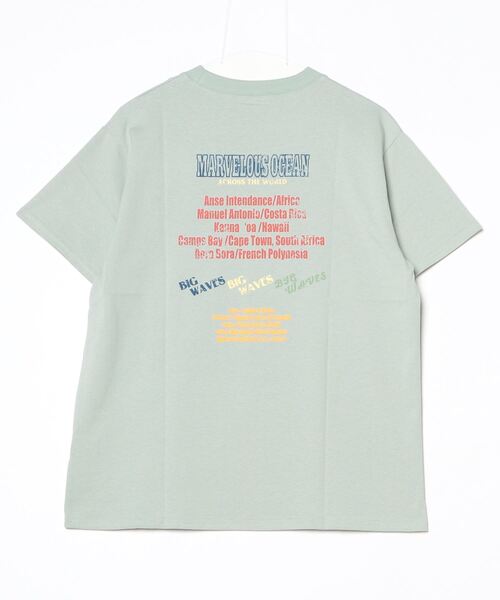 FUNALIVE（ファンアライブ）の「ヴィンテージロゴプリントルーズTシャツ（Tシャツ/カットソー・レディース・グリーン/チャコールグレー/オフホワイト・FREE）」の22枚目の写真