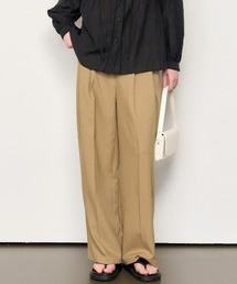 GENERAL IDEA/ジェネラルアイディア two tuck wide slacks スラックス