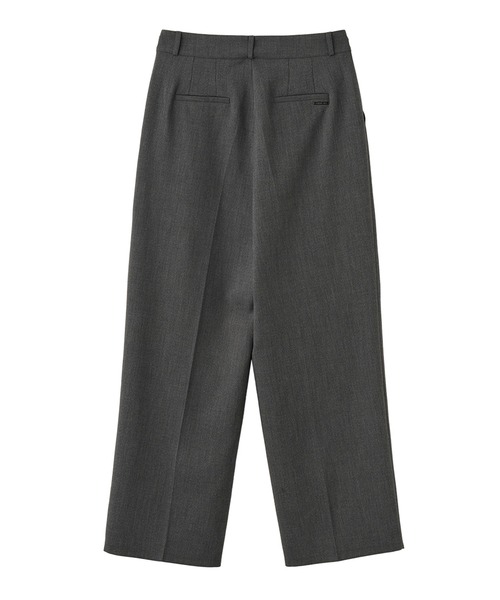 GENERAL IDEA（ジェネラルアイデア）の「GENERAL IDEA/ジェネラルアイディア two tuck wide slacks スラックス（スラックス・レディース・ブラック/チャコール/ベージュ・L/S/M/XL）」の4枚目の写真