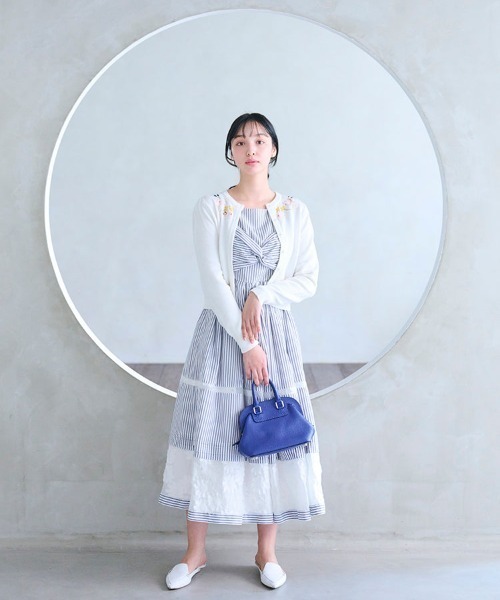 Chesty(チェスティー)の「フリル×ジャガードジャケット&ワンピース(ワンピース・レディース・ストライプ/チェック・0/1)」の15枚目の写真