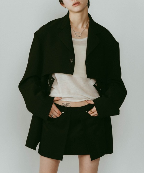 Knuth Marf（クヌースマーフ）の「【Knuth Marf】custom dad jacket（その他アウター・レディース・キャメル/ブラウン/ブラック・S）」の7枚目の写真