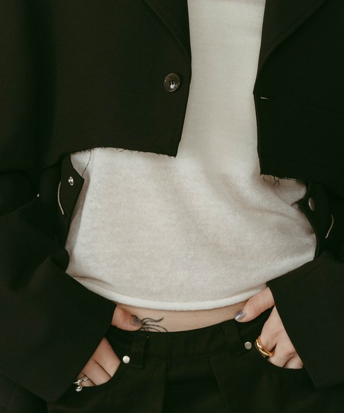 Knuth Marf（クヌースマーフ）の「【Knuth Marf】custom dad jacket（その他アウター・レディース・キャメル/ブラウン/ブラック・S）」の17枚目の写真