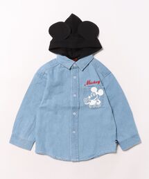 Disney | 親子お揃い ディズニー 長袖デニムシャツ 0774K(シャツ/ブラウス)
