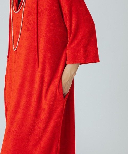 ROSE BUD（ローズバッド）の「H/H LONG DRESS（ワンピース・レディース・ブラック/レッド/ベージュ・S/M）」の12枚目の写真