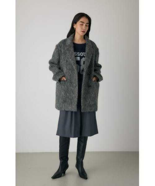 crie conforto（クリーコンフォルト）の「ウェッジソールロングブーツ　靴（ブーツ・レディース・ブラック/ブラウン・SMALL/MEDIUM/LARGE/LL）」の5枚目の写真