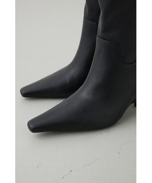 crie conforto（クリーコンフォルト）の「ウェッジソールロングブーツ　靴（ブーツ・レディース・ブラック/ブラウン・SMALL/MEDIUM/LARGE/LL）」の9枚目の写真