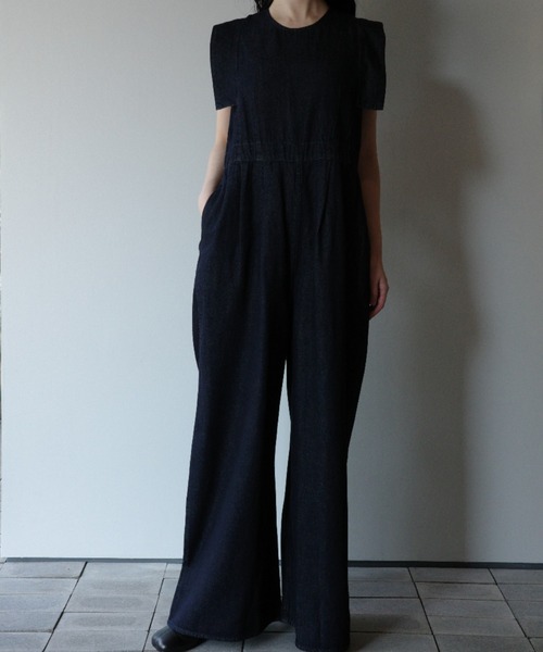 CLANE（クラネ）の「CLANE SQUARE SLEEVE DENIM ALL IN ONE