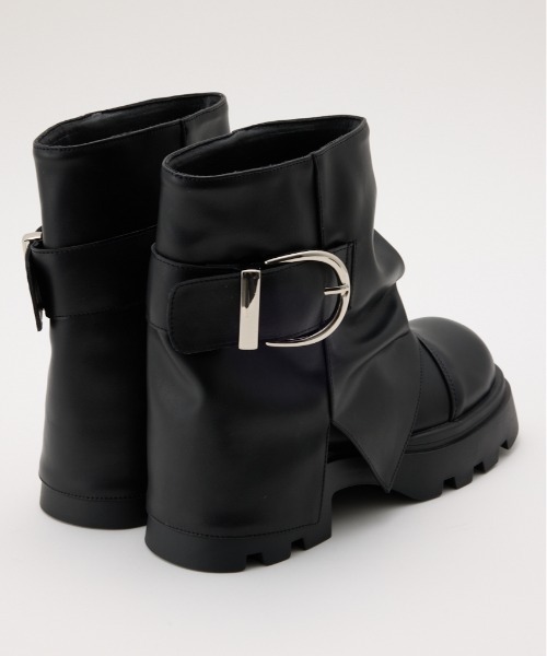 RODEO CROWNS WIDE BOWL（ロデオクラウンズワイドボウル）の「カバーショートブーツ（ブーツ・レディース・ブラック/ブラウン/グレー系その他・MEDIUM/LARGE）」の6枚目の写真