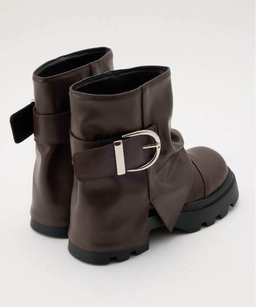 RODEO CROWNS WIDE BOWL（ロデオクラウンズワイドボウル）の「カバーショートブーツ（ブーツ・レディース・ブラック/ブラウン/グレー系その他・MEDIUM/LARGE）」の13枚目の写真